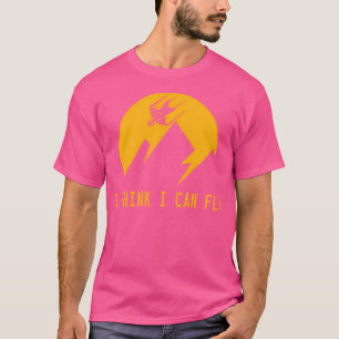 Skydiving Jumpsuit Cartoon I Can Fly Quote
