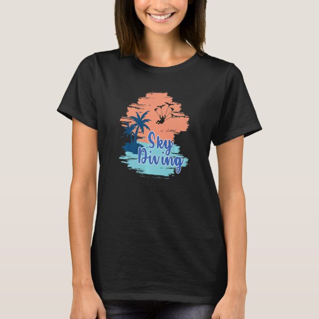 Skydiving Parachute Gear T-Shirt (Front)