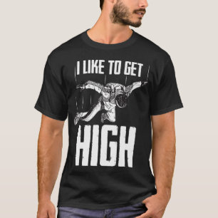 Skydiving Parachuting Premium _16 T-Shirt