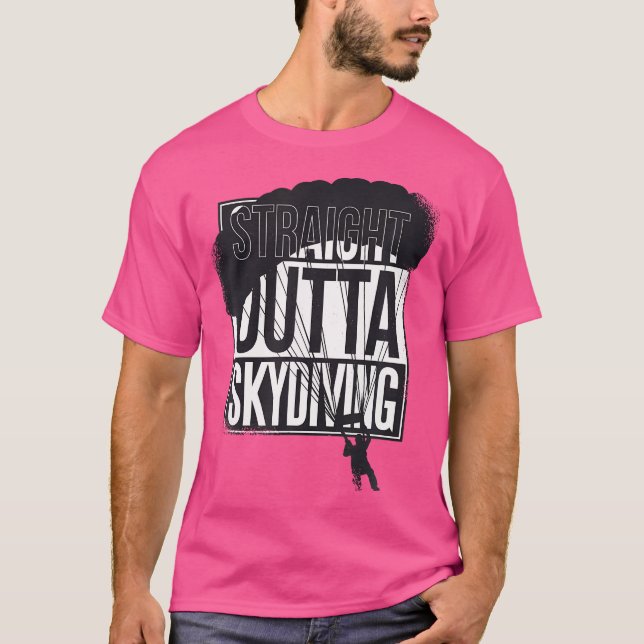 Skydiving Parachuting Skydive Apparel T-Shirt (Front)