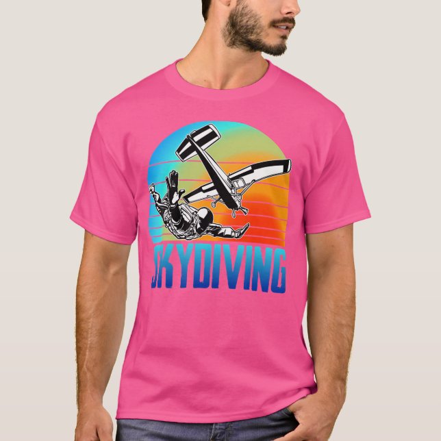 Skydiving Parachuting T-Shirt (Front)