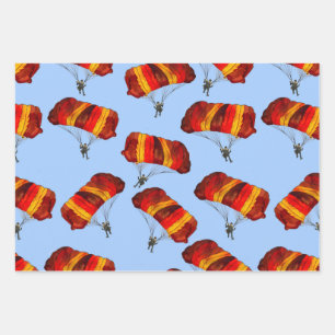 Skydiving/Parachuting Wrapping Paper