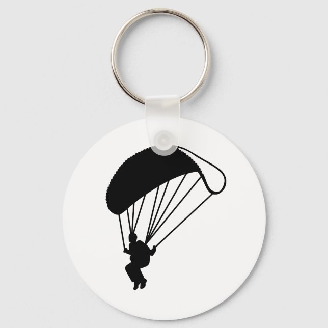 Skydiving parachutist key ring (Front)