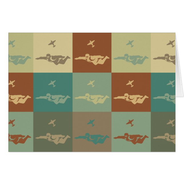 Skydiving Pop Art (Front Horizontal)