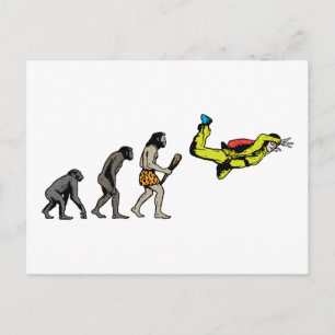 Skydiving Postcard