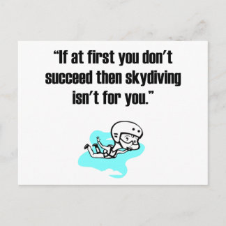 Skydiving Postcard