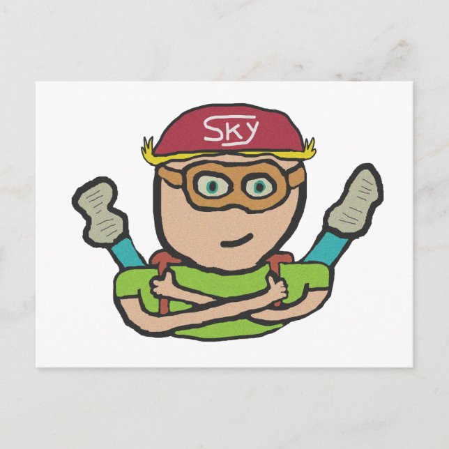 Skydiving Postcard (Front)