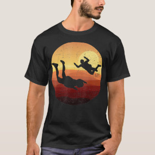 Skydiving Sky Diver Extreme Jumping Parachuting _3 T-Shirt