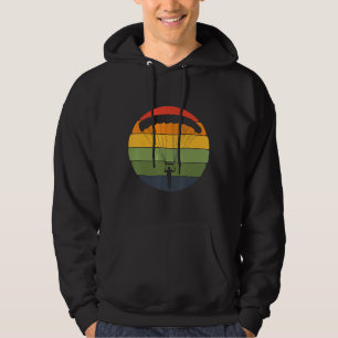 Skydiving Sky Diving Retro Skydive Parachuting Gif Hoodie