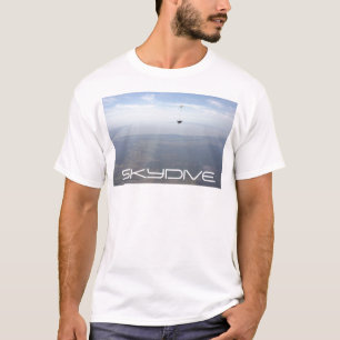 skydiving skydive parachute clouds T-Shirt