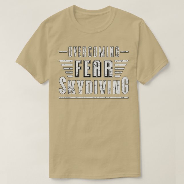 Skydiving Skydive Skydiver Plane Jump Funny Gift T-Shirt (Design Front)