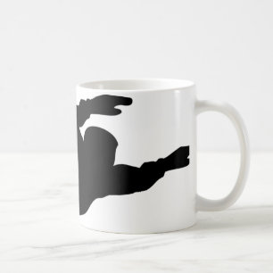 skydiving skydiver icon coffee mug