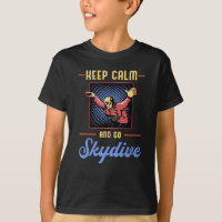 Skydiving Skydiver Retro Keep Calm Funny Gift