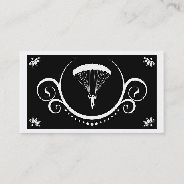 skydiving sophistications business card (Front)