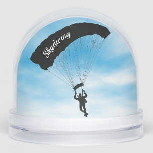 Skydiving Souvenir Snow Globe