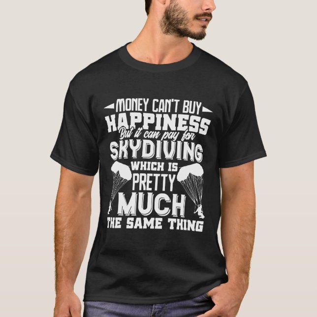 Skydiving Tee Shirt Skydiving (Front)