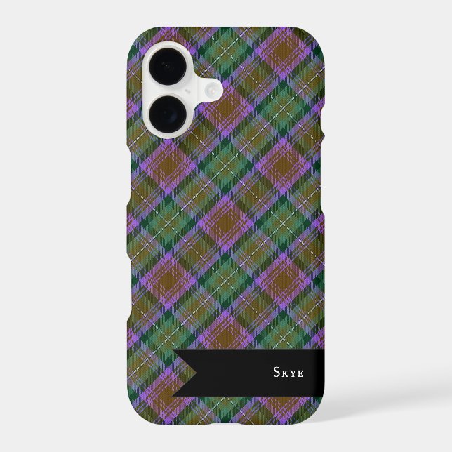 Skye Green Violet Earth Tartan Plaid (Back)