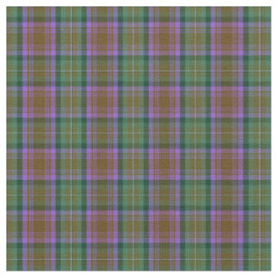 Skye Green Violet Earth Tartan Plaid Fabric