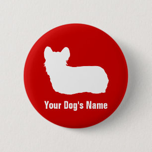 Skye Terrier スカイ・テリア 6 Cm Round Badge