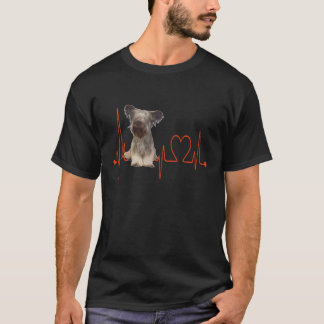 Skye Terrier Dog Heartbeat EKG My Dogs Are My Card T-Shirt