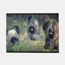 skye terrier doormat