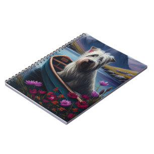 Skye Terrier on a Paddle: A Scenic Adventure Notebook