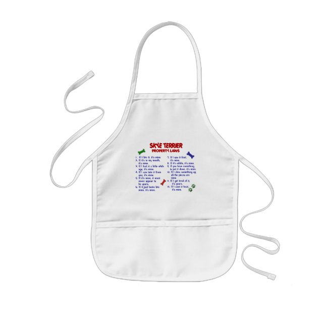 SKYE TERRIER Property Laws 2 Kids Apron (Front)