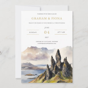 Skye Watercolor Invitation