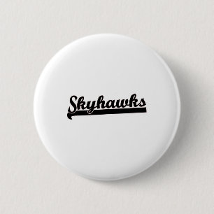 Skyhawks Lacrosse Volleyball Skydiving Basketball  6 Cm Round Badge