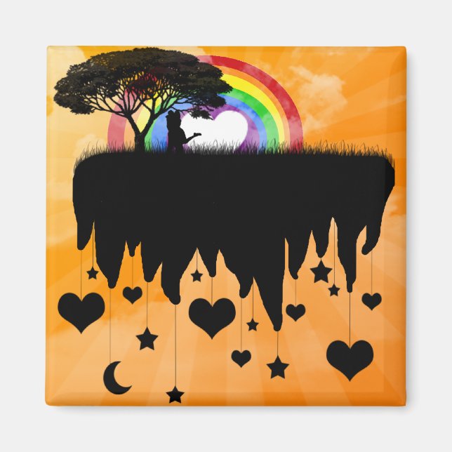 skyislandrainbow magnet (Front)