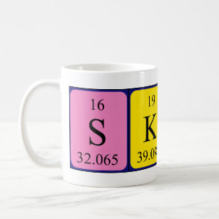 Skyla periodic table name mug