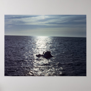 Skylab 4 Splashdown & Recovery Poster