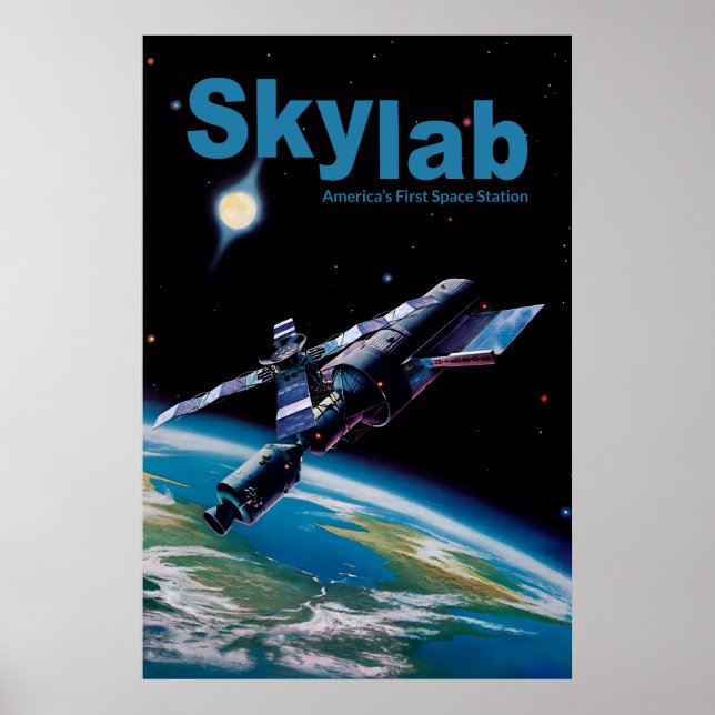 Skylab - America's First Space Station Poster (Front)