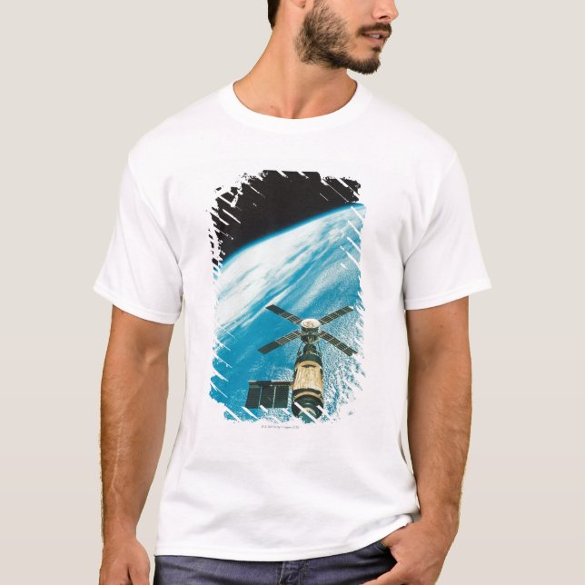 Skylab over Earth T-Shirt (Front)