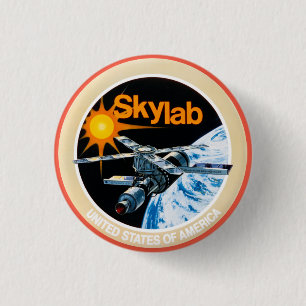 Skylab Program Patch 3 Cm Round Badge