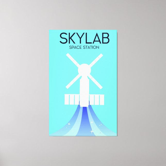 Skylab Space Station Space Art Canvas Print (Front)