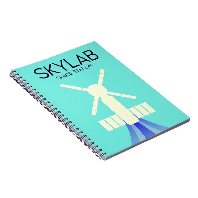 Skylab Space Station Space Art Notebook (Right Side)