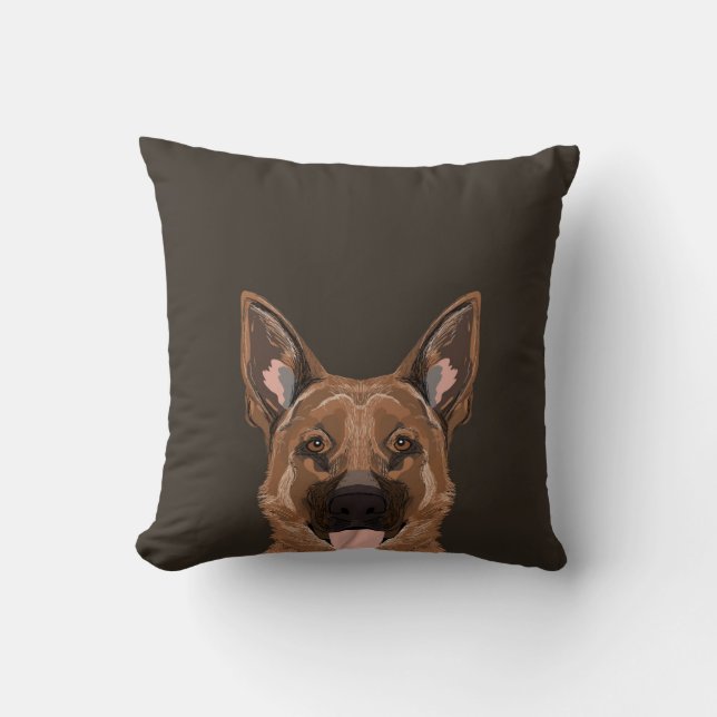 Skylar - German Shepherd dog gifts for dog people Cushion (Front)