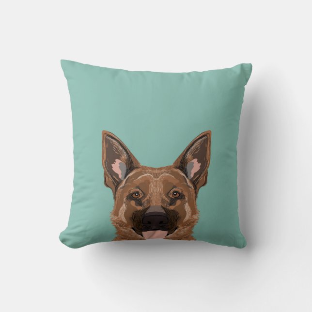 Skylar - German Shepherd gifts for dog people dog Cushion (Front)