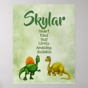 Skylar Name Poster