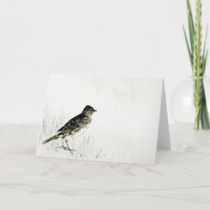 Skylark Bird, Watanabe Seitei Card