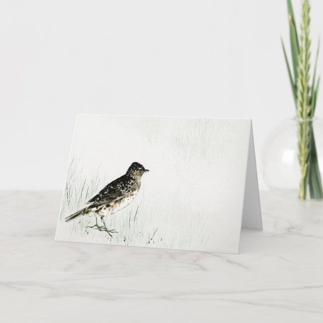 Skylark Bird, Watanabe Seitei Card (Front)