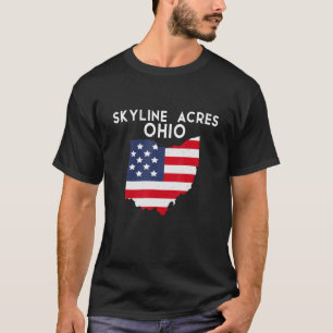 Skyline Acres Ohio USA State America Travel Ohioan T-Shirt