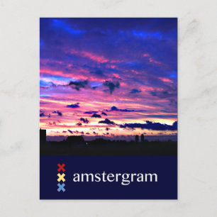 Skyline Amstergram Postcard
