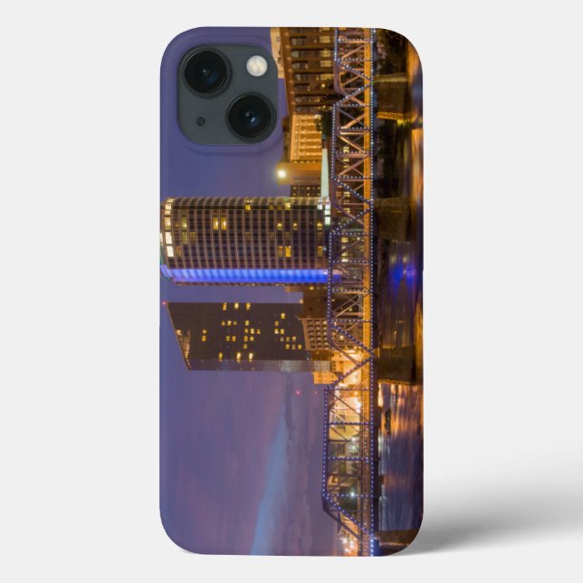 Skyline At Dusk, On The Grand River Case-Mate iPhone Case (Back)