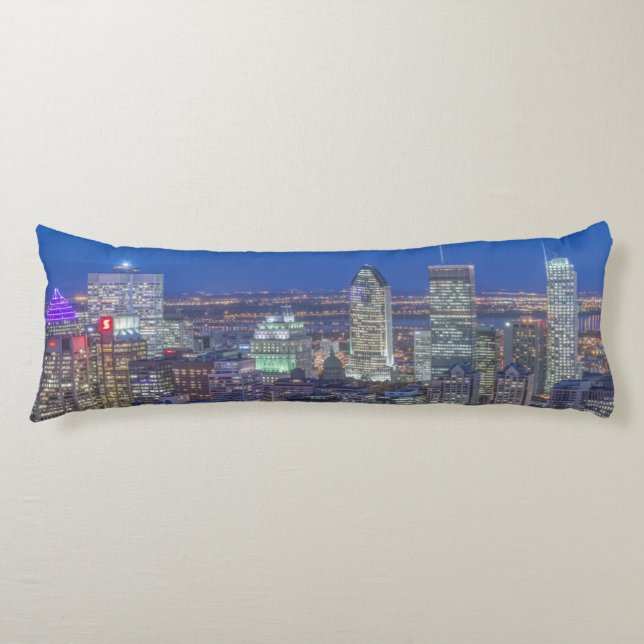 Skyline at twilight 2 body cushion (Front)