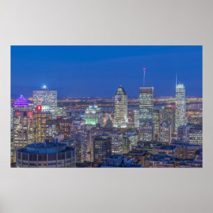 Skyline at twilight 2 poster