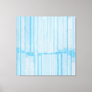 Skyline Blue Abstract – Modern Minimalist Canvas