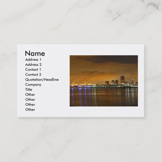 Skyline Business Card (Front)