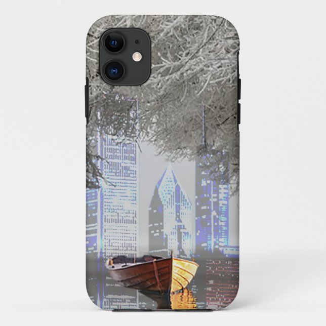 Skyline Case-Mate iPhone Case (Back)